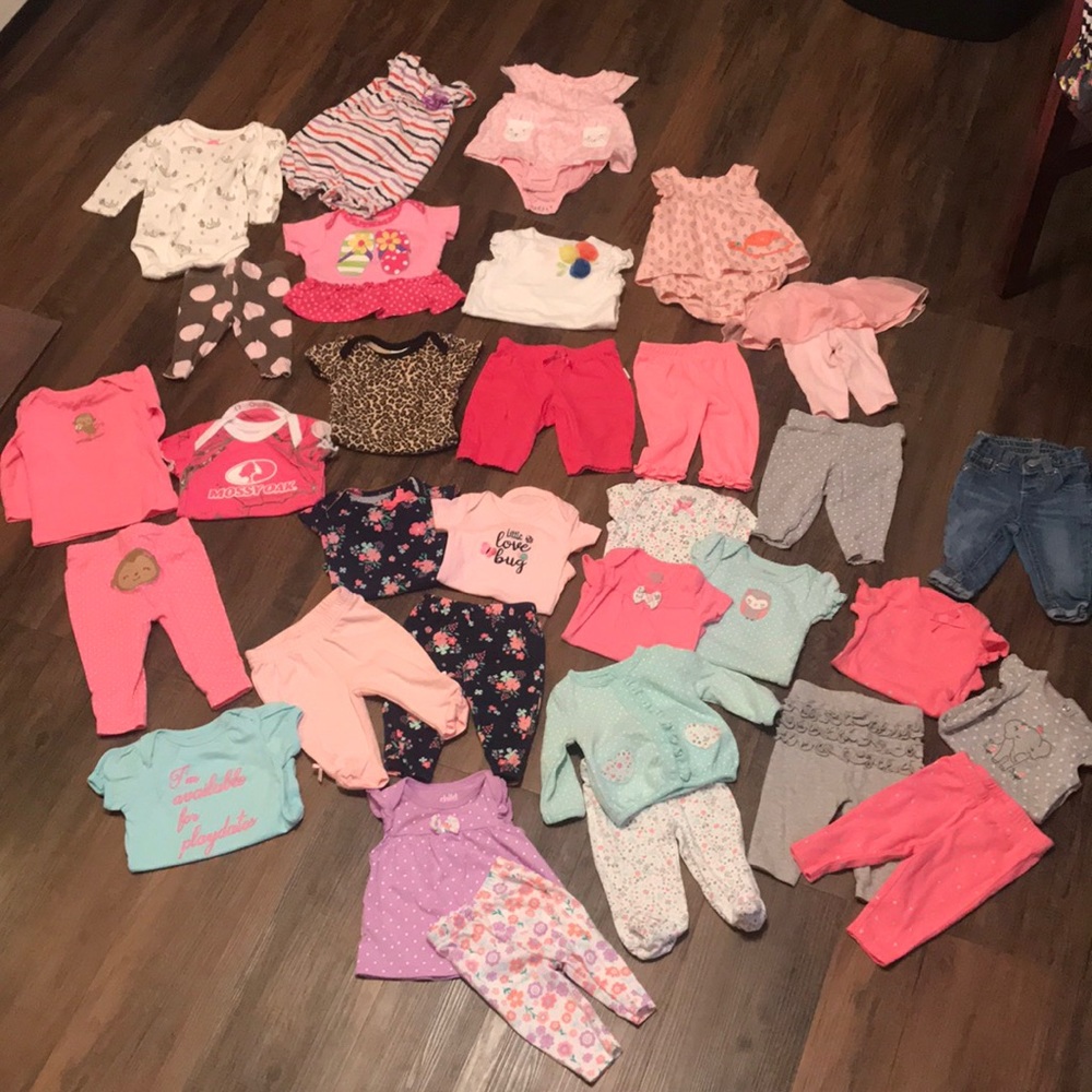 0-3M baby girl bundle
